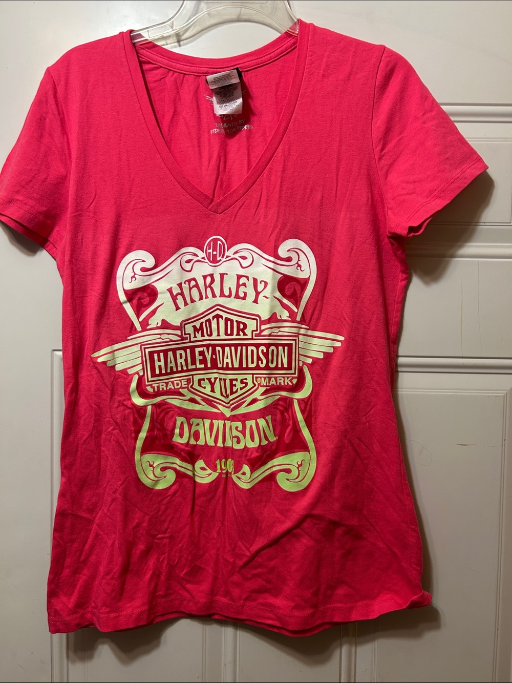 Harley Davidson Pink T-shirt L